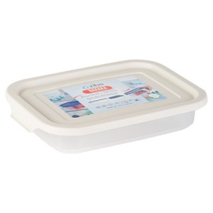 زیبا ظرف دربدار مستطیل 600ml باراکا