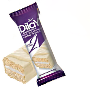 دیل آی کیک شکلاتی سفید 60گ