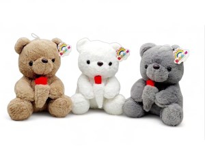 عروسک خرس گل به دست 28س