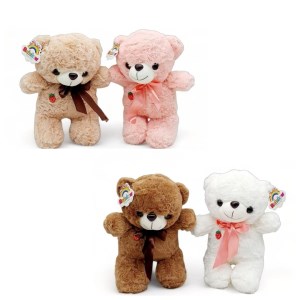 عروسک خرس توت فرنگی به دست