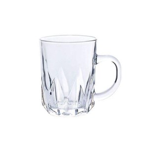 لیوان دسته دار شیشه ای 6 عددی