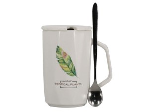 ماگ درب و قاشق دار 54/5