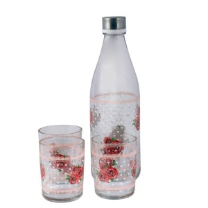 کاوه سرویس و لیوان آکوا طرح دار