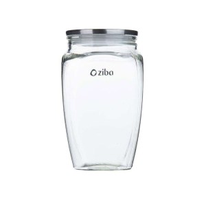 زیبا بانکه شیشه ای در استیل سایز1