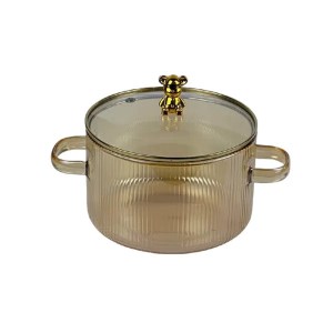 مکسی قابلمه شیشه ای درب خرسی 1.8 ل