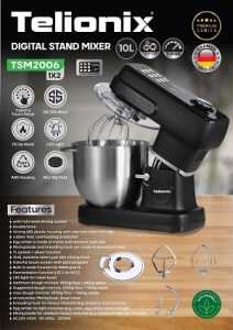تلیونیکس همزن صنعتی 10 لیتر مدل TSM-2006