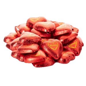 شونیز شکلات قلب قرمز تلخ 78%فله