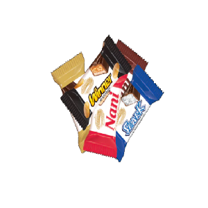 شیرین عسل شکلات مغزدار مینی میکس فله