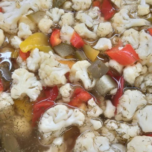 ترشی گل کلم سفید (شاه خاتون )فله