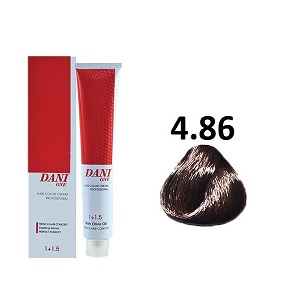 رنگ مو شاه بلوطی متوسط 4/86 دنی وان