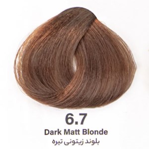 رنگ مو بدون آمونیاک بلوند زیتونی تیره 6/7 دنی وان 100 میل