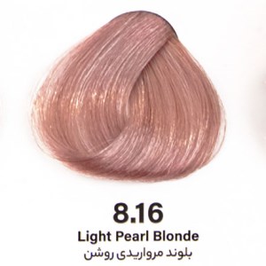 رنگ مو بدون آمونیاک بلوند مرواریدی روشن 8/16 دنی وان 100 میل رنگ مو بدون آمونیاک بلوند مرواریدی روشن 8/16 دنی وان 100 میل
