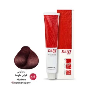 رنگ مو ماهاگونی شرابی متوسط 4/5 دنی وان