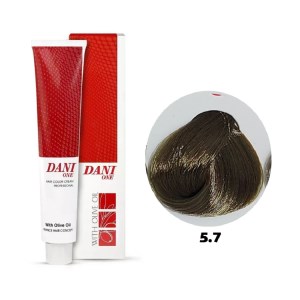 رنگ مو قهوه ای زیتونی روشن 5/7 دنی وان