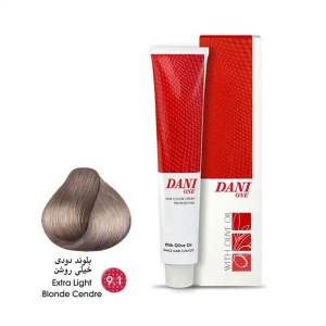 رنگ مو بلوند دودی خیلی روشن 9/1 دنی وان