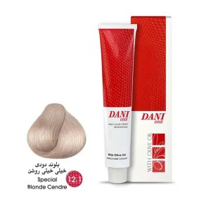 رنگ مو بلوند دودی خیلی خیلی روشن 12/1 دنی وان