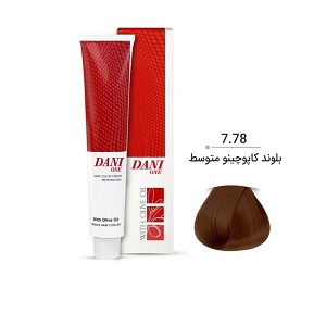 رنگ مو بلوند کاپوچینو متوسط 7/78 دنی وان