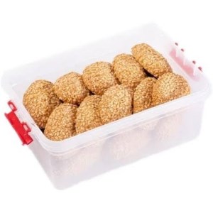 نان کنجدی جعبه چفتی 300 گرم ( شیرینی سنتی یزد )