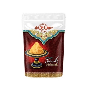 پشمک زعفرانی پاکتی 250 گرم ( شیرینی سنتی یزد )