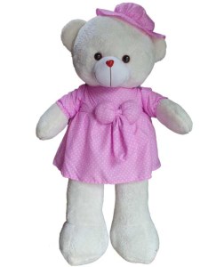 عروسک خرس دختر لباس دار 38 س