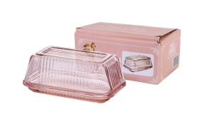 پرشیا ظرف پنیر شیشه ای درب دار