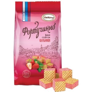 ویفر روس فورتوچینو توت فرنگی 125 گ