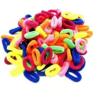 کش مو رنگی 100عددی