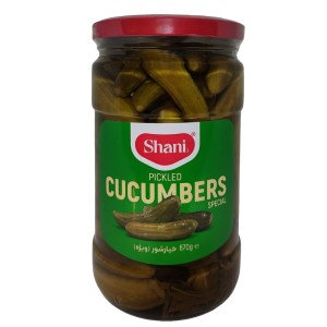 شانی خیارشور سوپر ویژه شیشه 670 گرم