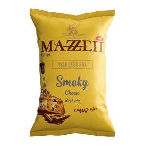 مزمز چیپس پنیر دودی 65گ