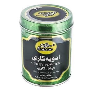 سبزان ادویه کاری قوطی 100 گ