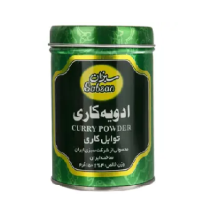 سبزان ادویه کاری گرد 150گ