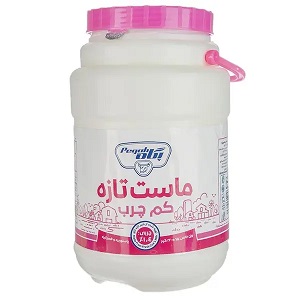 ماست تاره کم چرب 1/4% چربی پگاه 2000 گرم