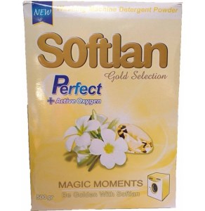 پودر ماشین لباس شویی 500 گرم سافتلن طلایی