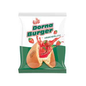 درنا برگر توت فرنگی 40 گرم