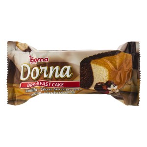 درنا کیک صبحانه وانیل کاکائو 120گ