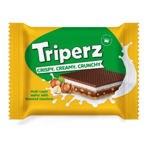 تریپرز بیسکوئیت با تکه فندق شیری 25گ