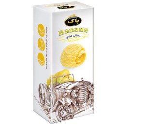 پاک بستنی 1 لیتری موز