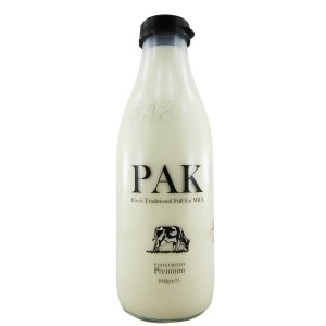 پاک شیر بطر شیشه ای پرچرب 1ل