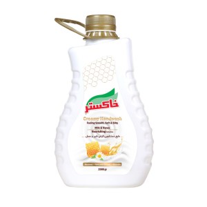 خاکستر مایع دستشویی کرمی شیر وعسل 2000گ