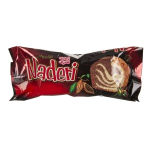 نادری کیک دوقلو ساده_کاکائویی 60گ