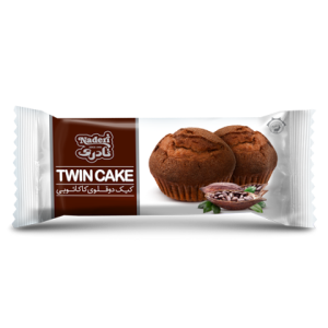 نادری کیک دوقلو کاکائویی 70گ