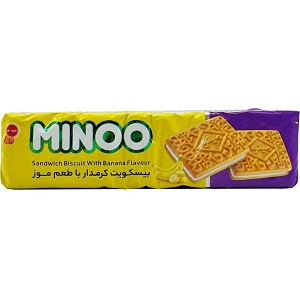 مینو بیسکوئیت کرمدار موزی 117گ