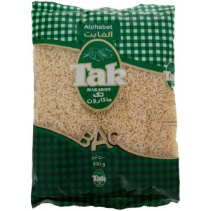 آلفابت 500 گرم تک ماکارون
