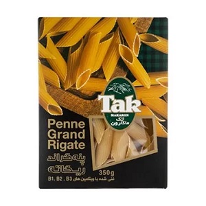 تک ماکارون پنه گراند ریگاته غنی شده 350 گرم جعبه