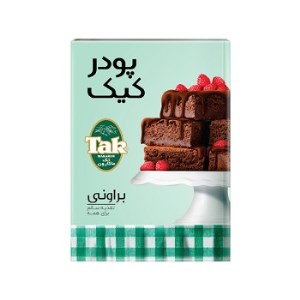 پودر کیک براونی شکلاتی 500 گرم تک ماکارون