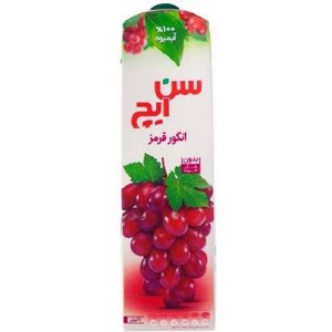 سن ایچ نکتار انگور قرمز پاکتی 1 ل