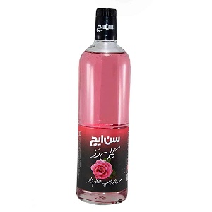 سن ایچ شربت گل رز شیشه 1100گ