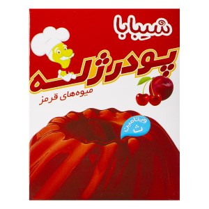 شیبا پودر ژله میوه های قرمز 100گ