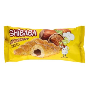 شیباباکروسان مغزی کاکائوفندق50گ