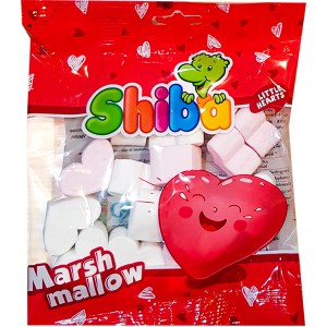شیبا مارشمالو طرح قلب 50گ